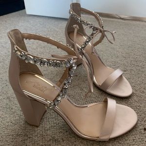 Jewel Badgley Mischka Thamar Embellished Sandal